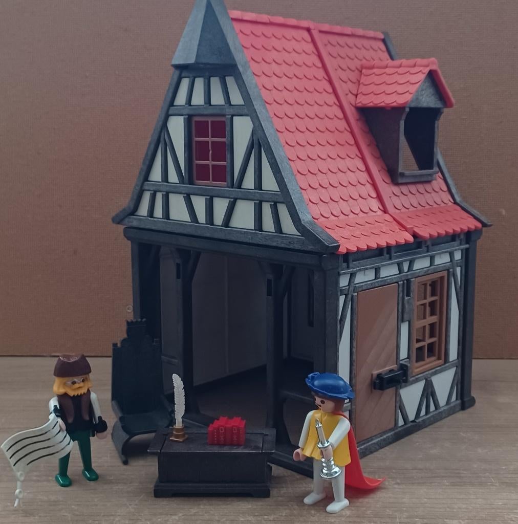 playmobil middeleeuws vakwerkhuis jurist, Ophalen of Verzenden, Gebruikt, Los playmobil