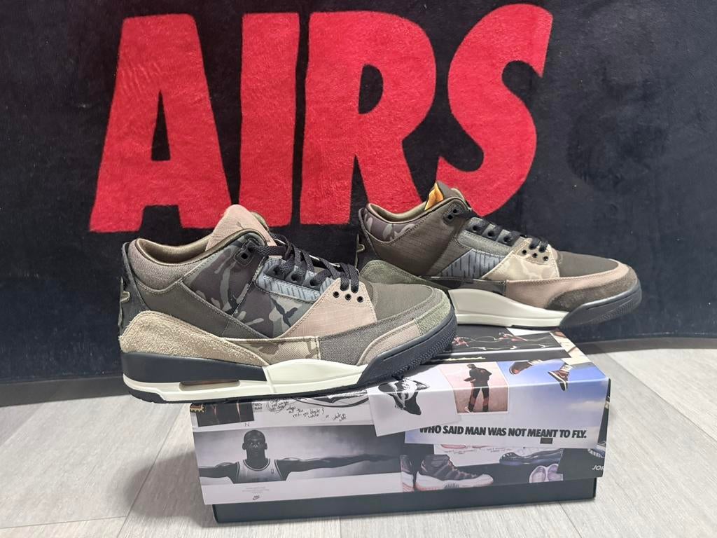 Nike Jordan 3 Retro patchwork Camo mt 46/us12, Kleding | Heren, Schoenen, Ophalen, Overige kleuren, Nike, Nieuw