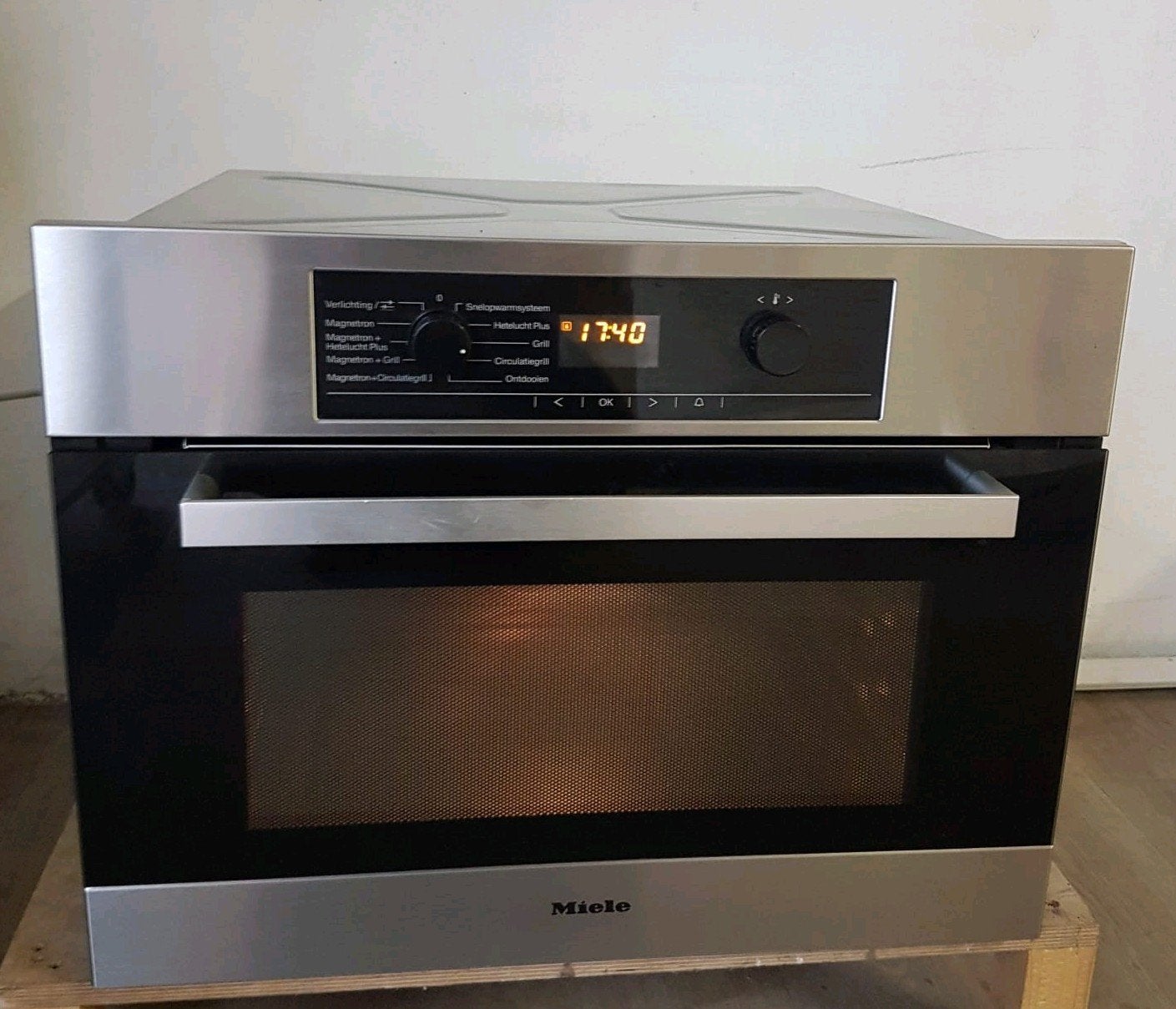 Luxe Miele H 5040 BM combi magnetron / oven (ook als set tk), Ophalen, Combimagnetron, Zo goed als nieuw, Inbouw