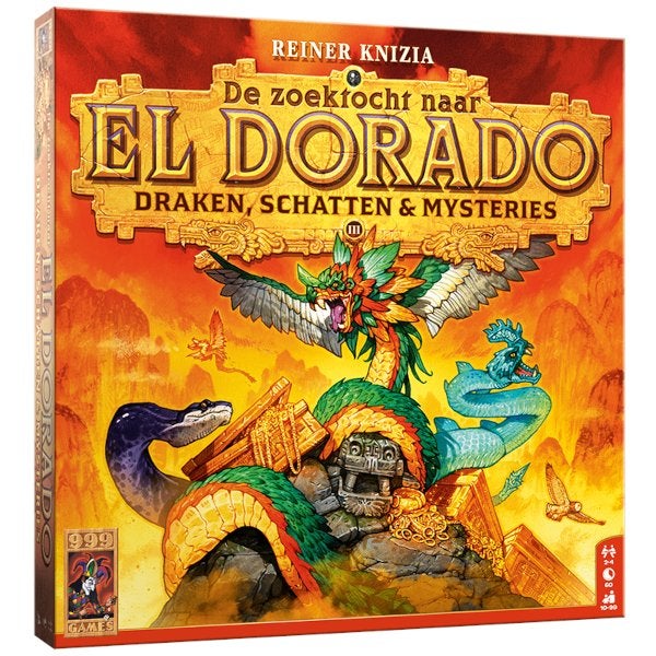 De Zoektocht naar El Dorado Draken, Schatten & Mysteries, 999 Games, Nieuw, Ophalen of Verzenden, Vijf spelers of meer