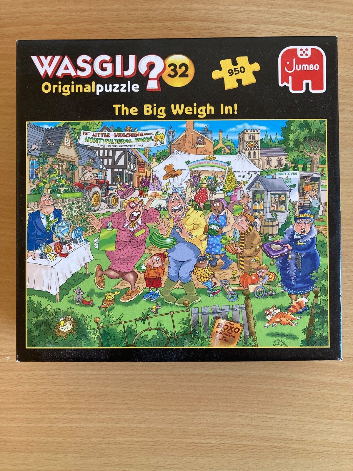 Wasgij Original 32: The Big Weigh In! Legpuzzel 950 stukjes, Ophalen of Verzenden, 500 t/m 1500 stukjes, Zo goed als nieuw, Legpuzzel