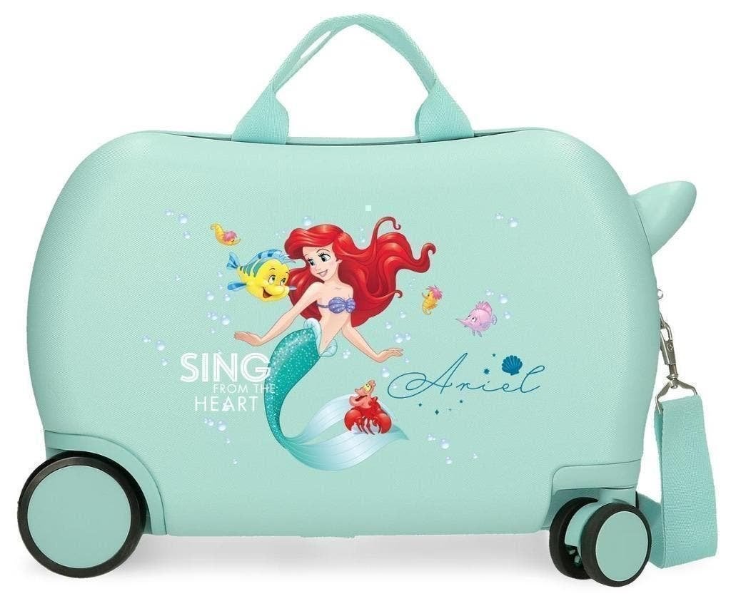 ABS Disney Princess Ariel Ride-On Kinderkoffer - Gratis Verz, Wieltjes, Overige materialen, Nieuw, Minder dan 50 cm