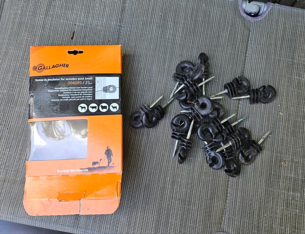 gallagher schroefisolator niet gebruikt 20 x, Dieren en Toebehoren, Stalling en Weidegang