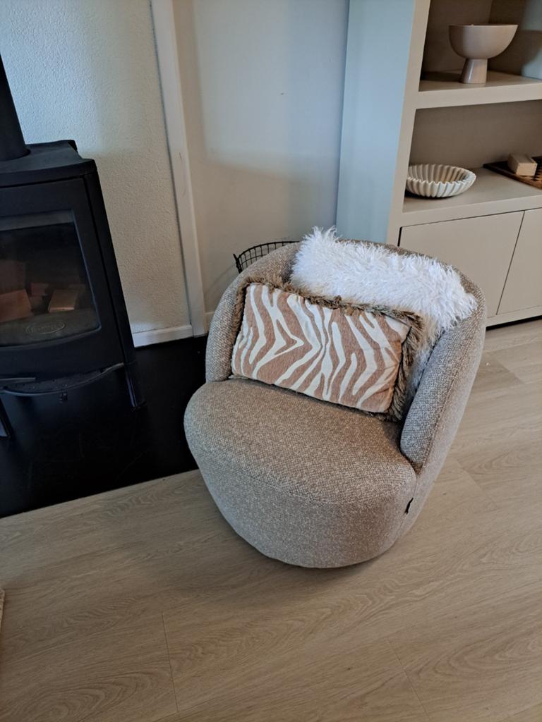 Woood draaifauteuil Serra, Huis en Inrichting, Fauteuils, Ophalen, 75 tot 100 cm, 50 tot 75 cm