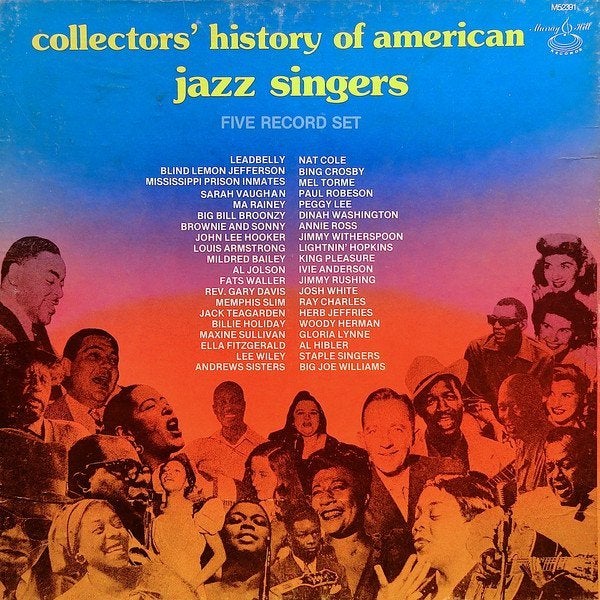 Collectors' History Of American Jazz Singers, LP, Ophalen of Verzenden, Zo goed als nieuw, 12 inch