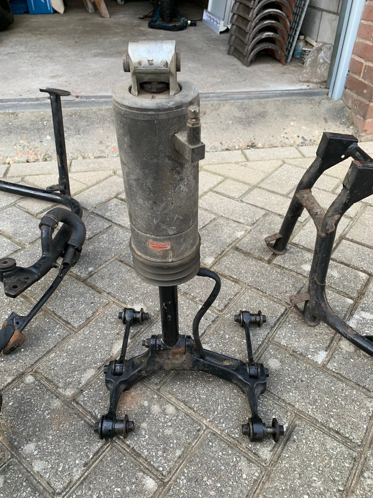 Diverse onderdelen Honda VF750S 1984 luchtvering, Motoren, Ophalen, Gebruikt