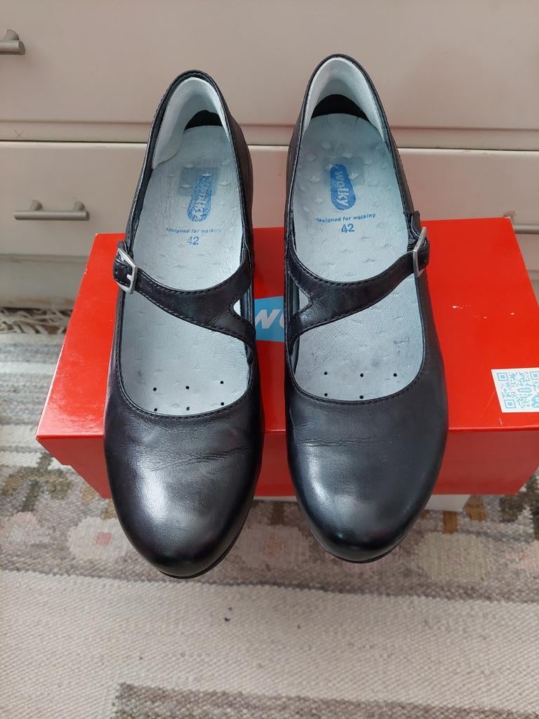 Wolky schoenen met hak, maat 42, Wolky, Schoenen met lage hakken, Zwart, Ophalen of Verzenden