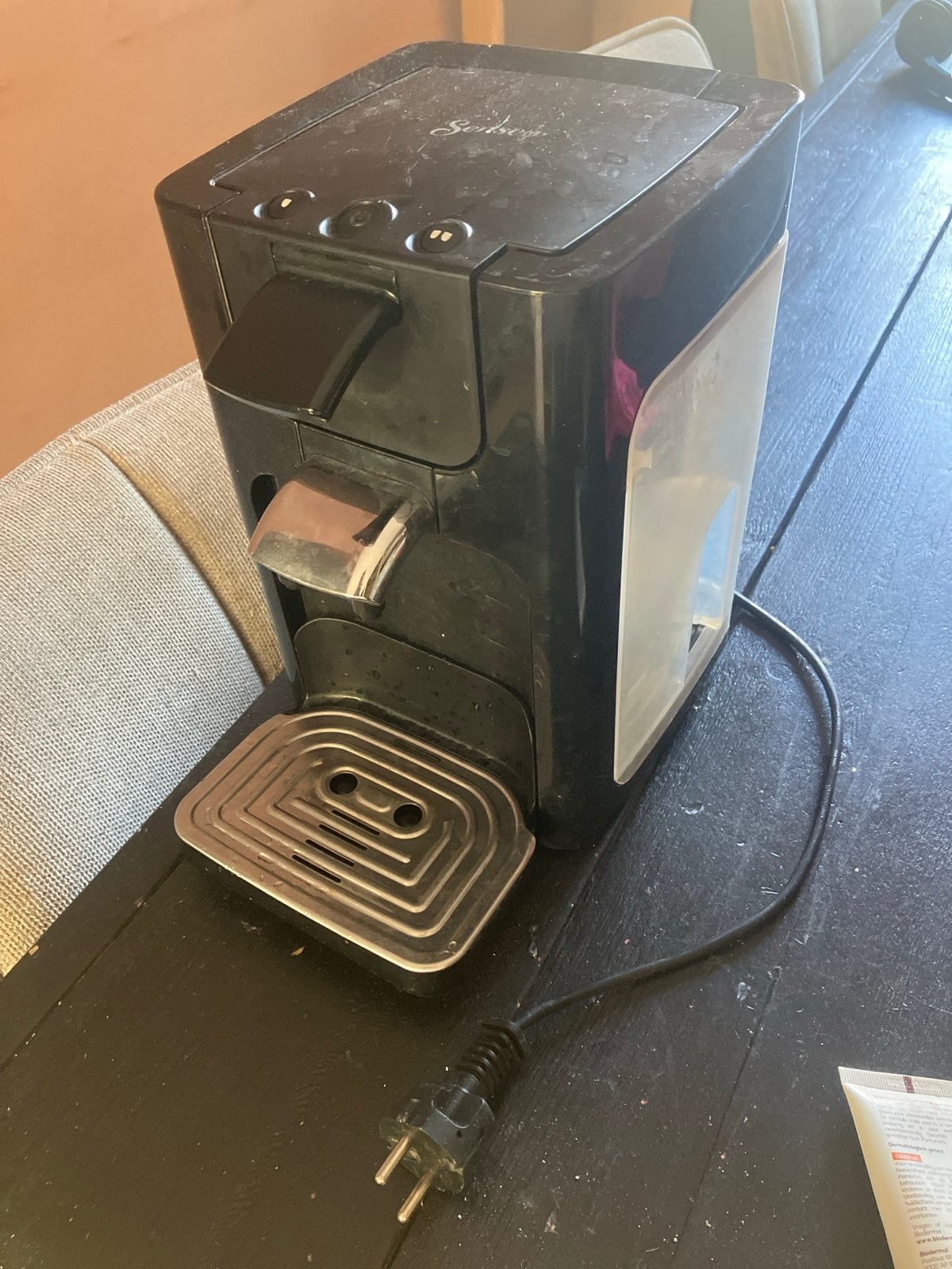 Senseo Quadrante defect - voor onderdelen, Verzenden, Koffiemachine, Niet werkend, Koffiepads en cups