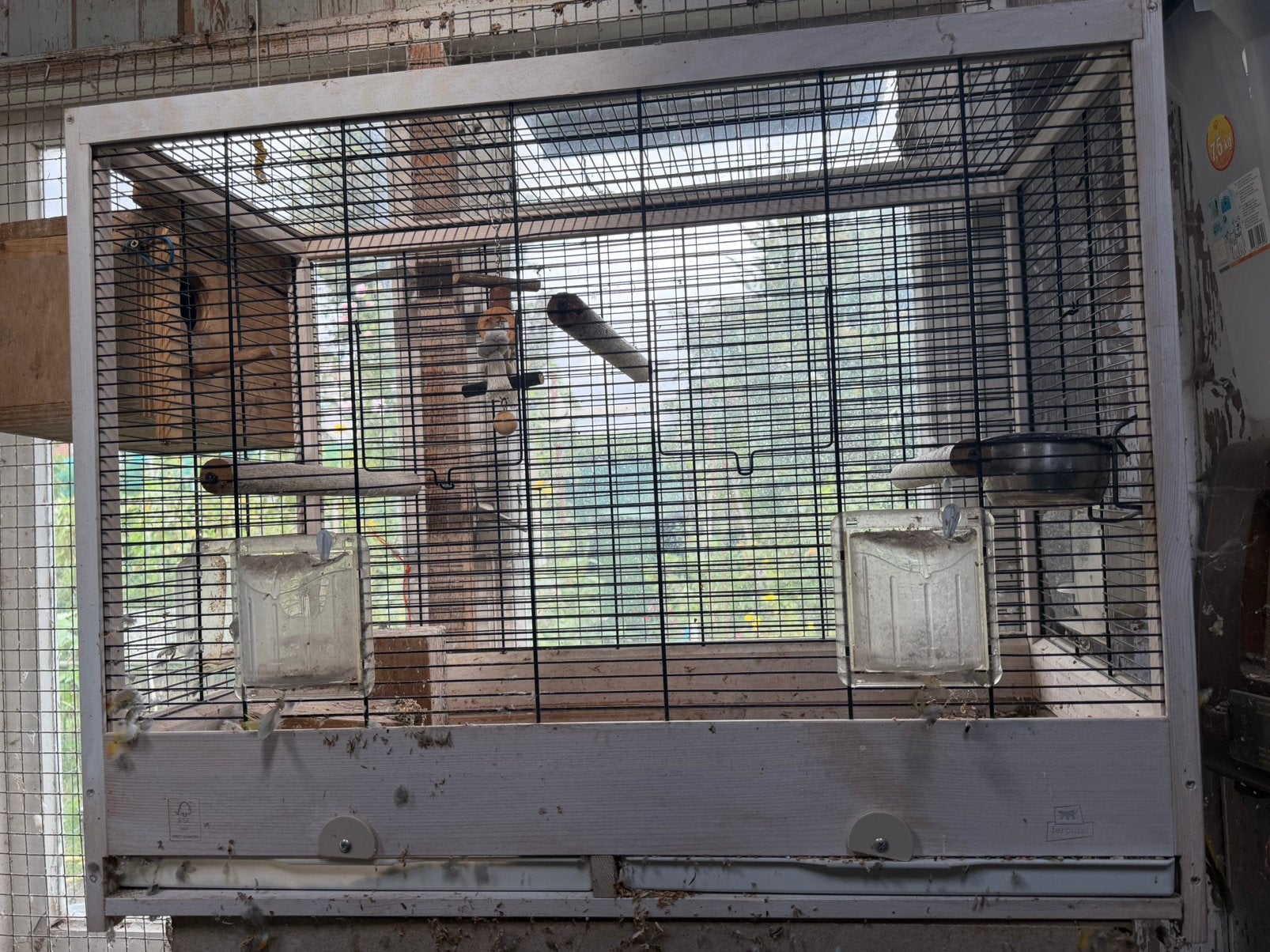 vogelkooi, Ophalen, Zo goed als nieuw, Metaal, Vogelkooi