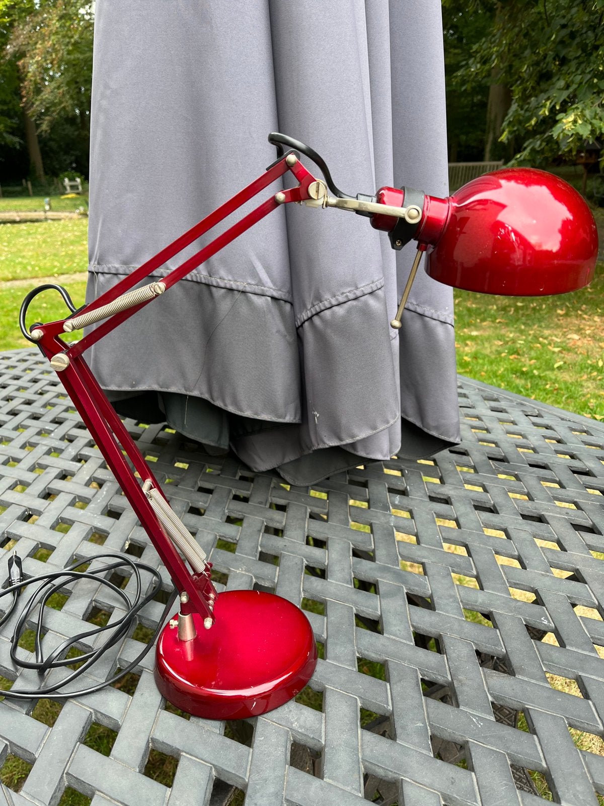 Ikea Forsa bureaulamp rood, E14 (klein), Ophalen of Verzenden, Zo goed als nieuw, Rood