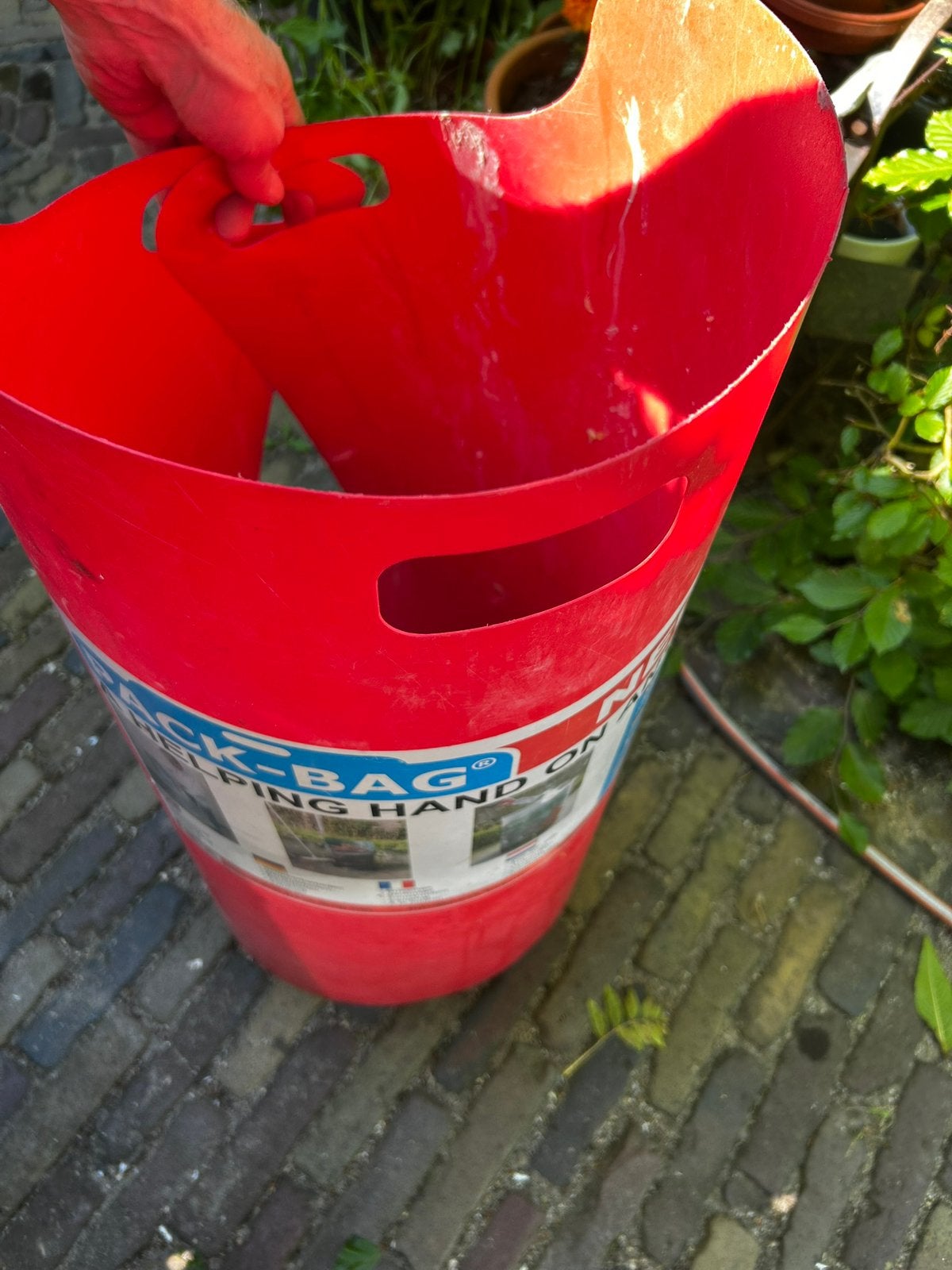 Afal zak houder. Voor puin en tuinafal, Ophalen of Verzenden, Zo goed als nieuw