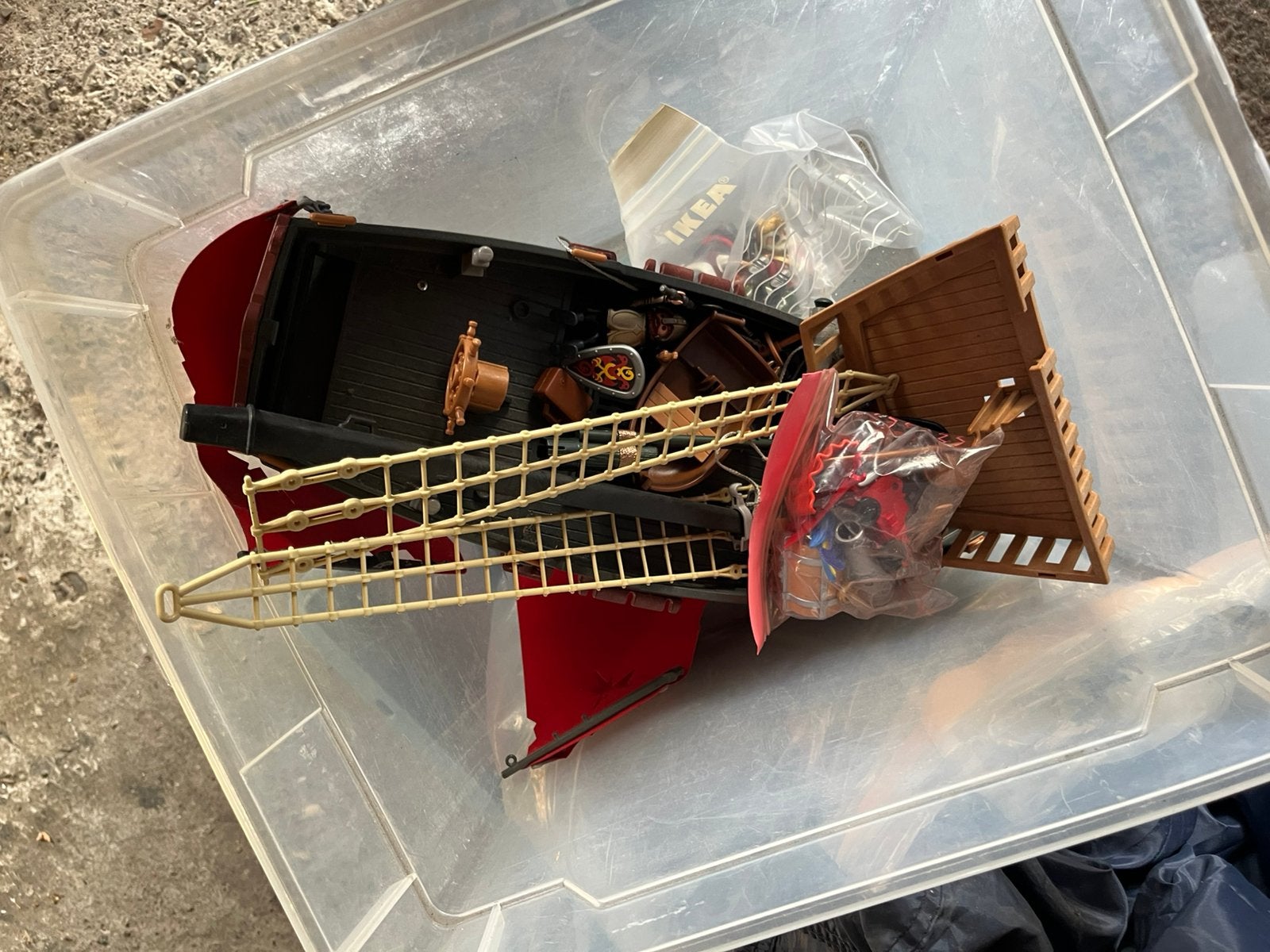 Playmobil piraten boot, Ophalen, Gebruikt