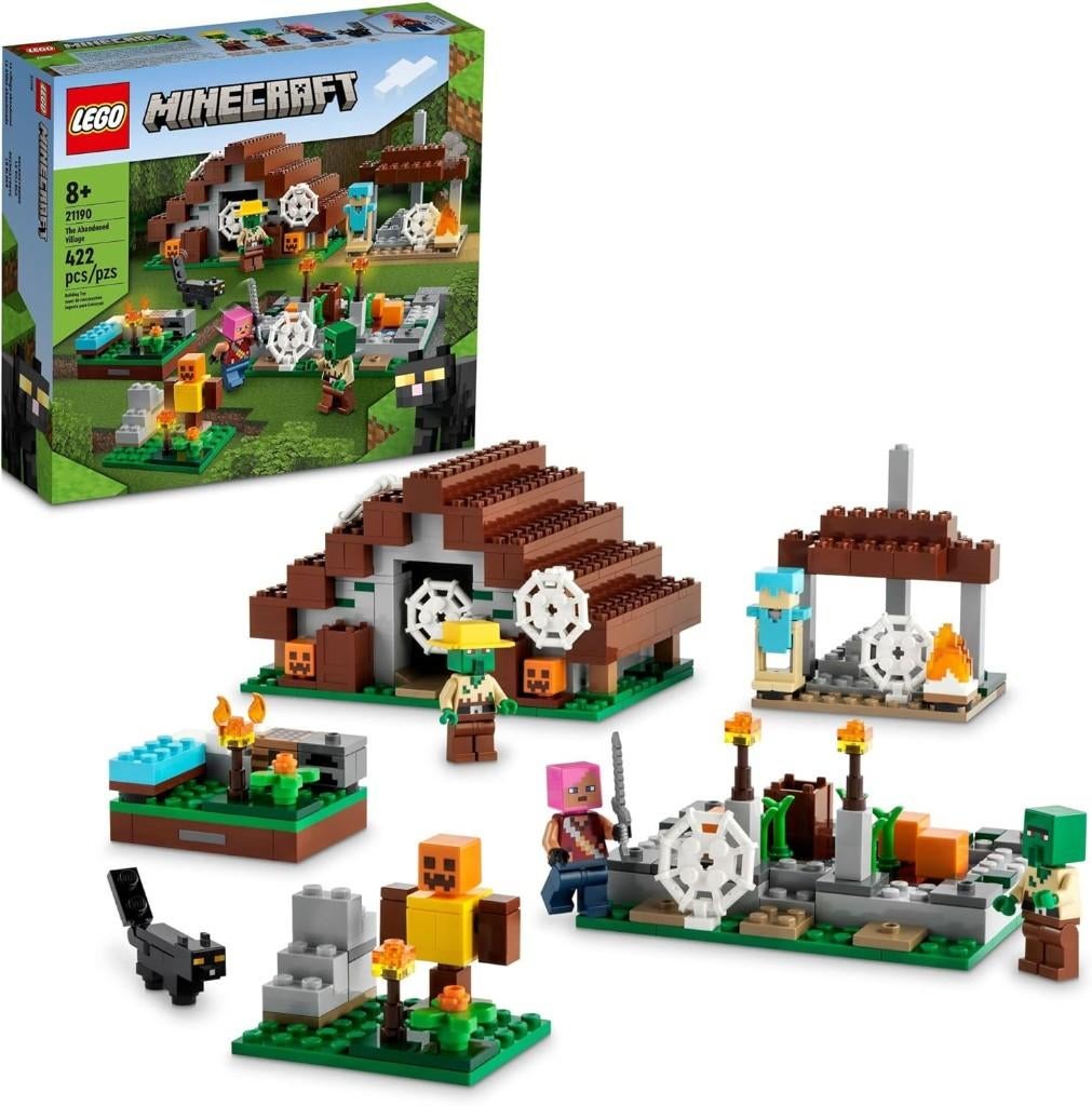 lego 21190 Minecraft Het Verlaten Dorp COMPLEET, Ophalen of Verzenden, Zo goed als nieuw, Complete set, Lego
