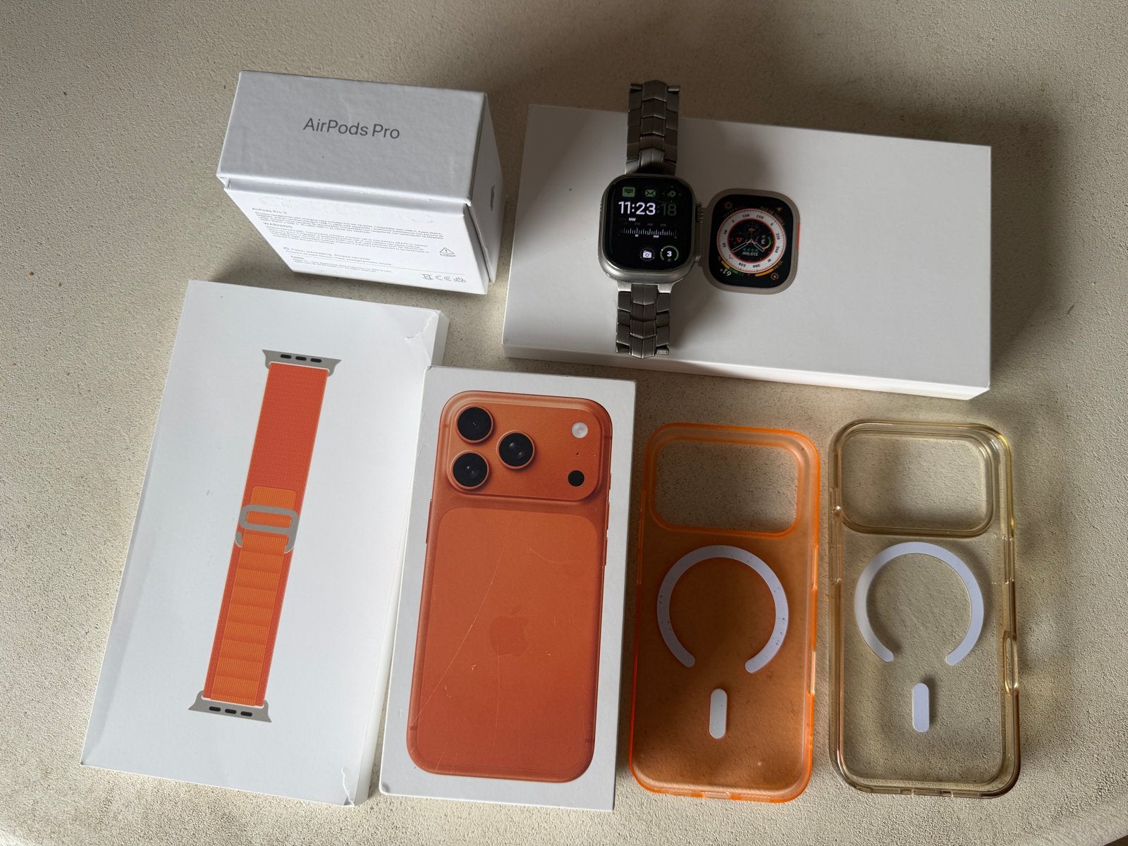 Apple iPhone 17 pro Apple Watch Ultra en AirPods Pro, Overige modellen, Ophalen of Verzenden, Zo goed als nieuw, Zonder simlock