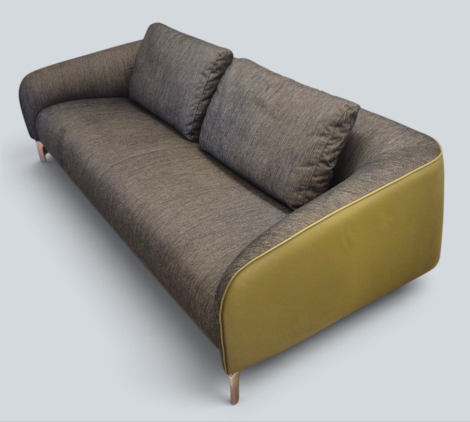 Leolux Elias 3,5-zits Designbank Stof & Leer 250cm, Ophalen, Leolux, Driepersoons, 75 tot 100 cm