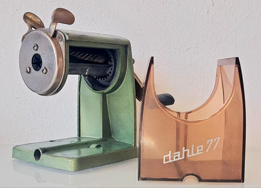 Vintage Dahle 77 puntenslijper - Groen/Brons, Ophalen of Verzenden