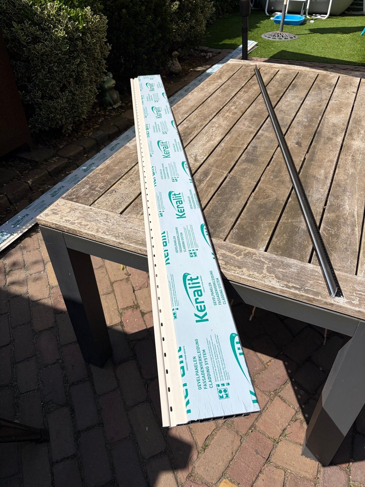 Keralit sponningdeel 143mm creme classic met houtnerf, Ophalen, Nieuw
