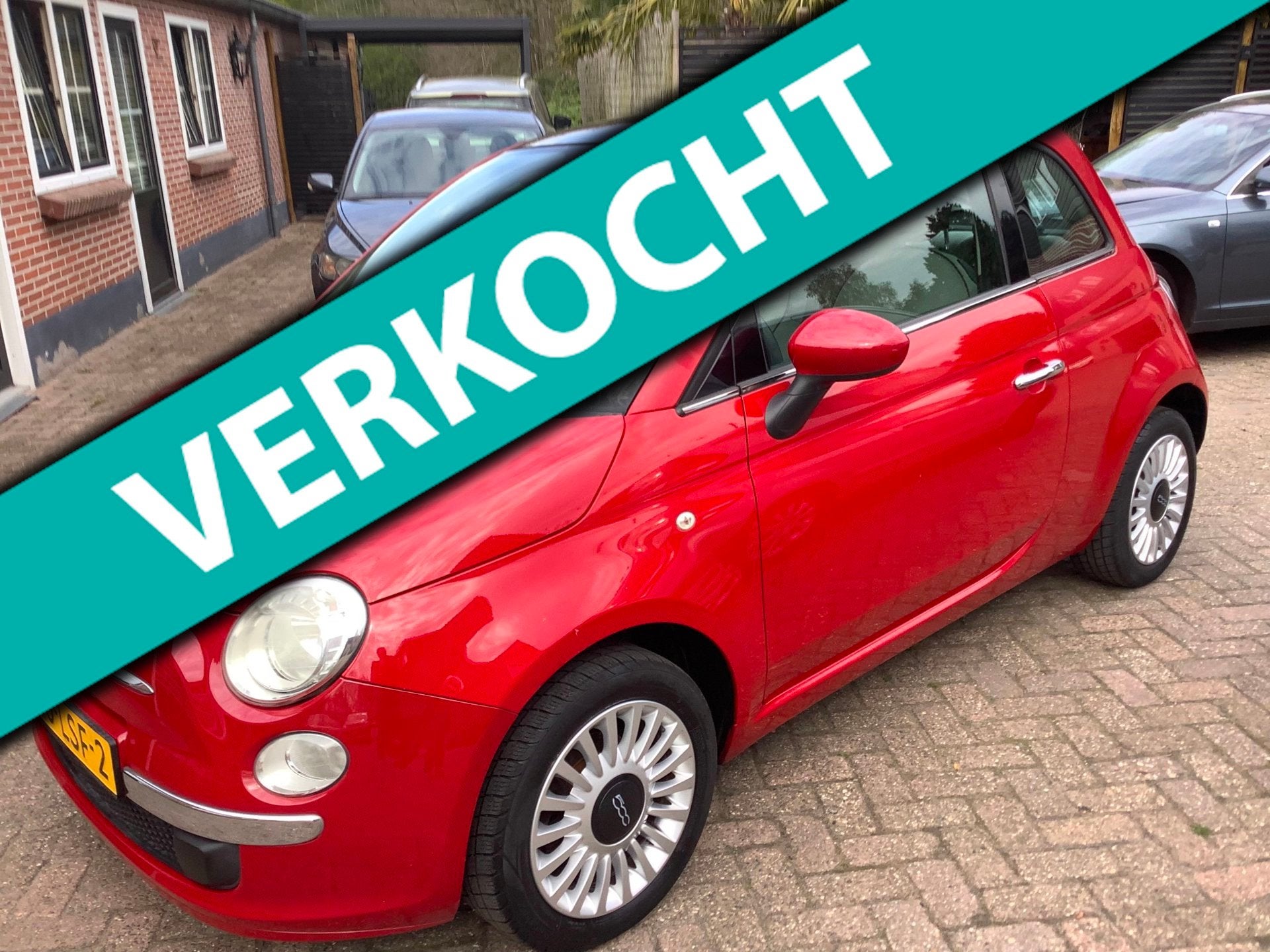 Fiat 500 1.2 Lounge AUTOMAAT APK TOT4-2027, Euro 5, Gebruikt, 1242 cc, 4 cilinders