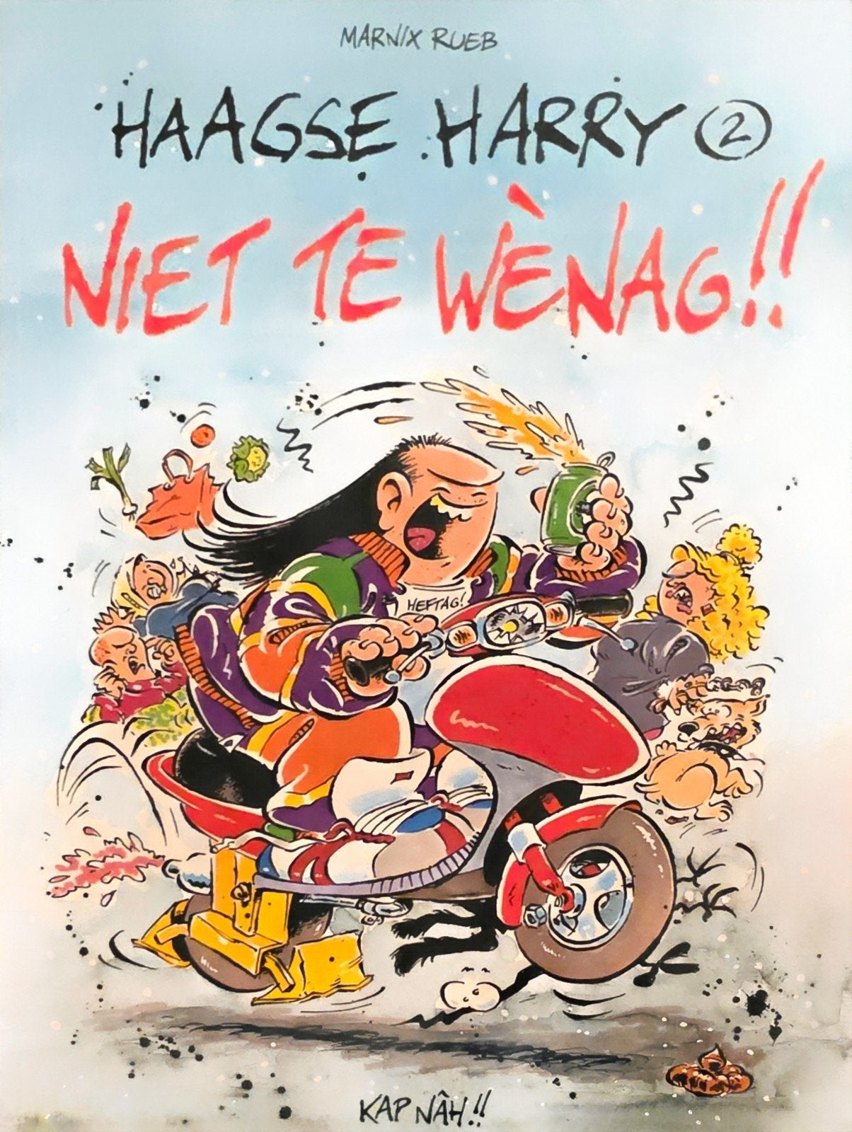 Haagse Harry 2: Niet te Wènag!! (1997) - Marnix Rueb, Eén stripboek, Ophalen of Verzenden, Zo goed als nieuw, Marnix Rueb