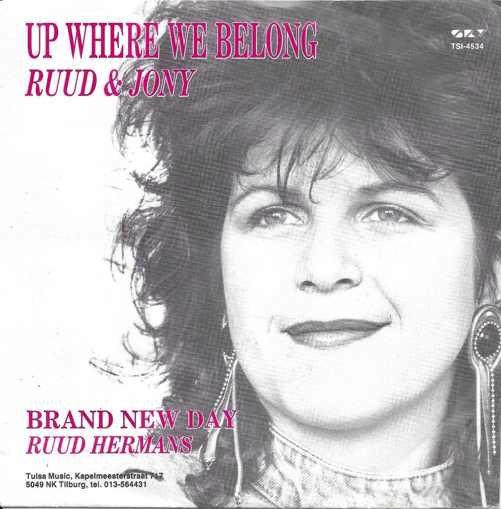 Vinyl Single Ruud Hermans & Jony, Ophalen of Verzenden, Gebruikt, Pop
