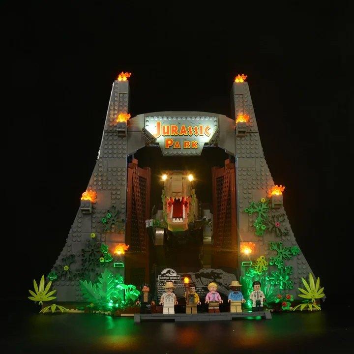 Lego Jurassic Park: T. rex Rampage 75936 Lichtjes set, Ophalen of Verzenden, Nieuw