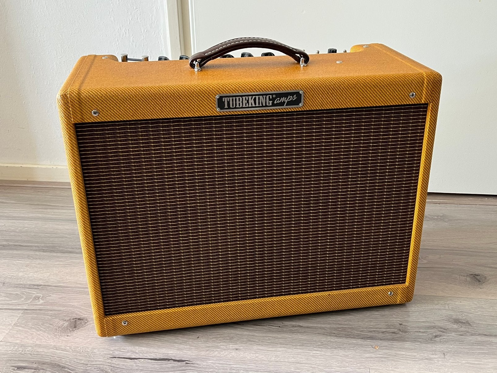 Tubeking 2 x 10” tweed Bassman, vrijwel in nieuwstaat!, Ophalen, Zo goed als nieuw, Minder dan 50 watt