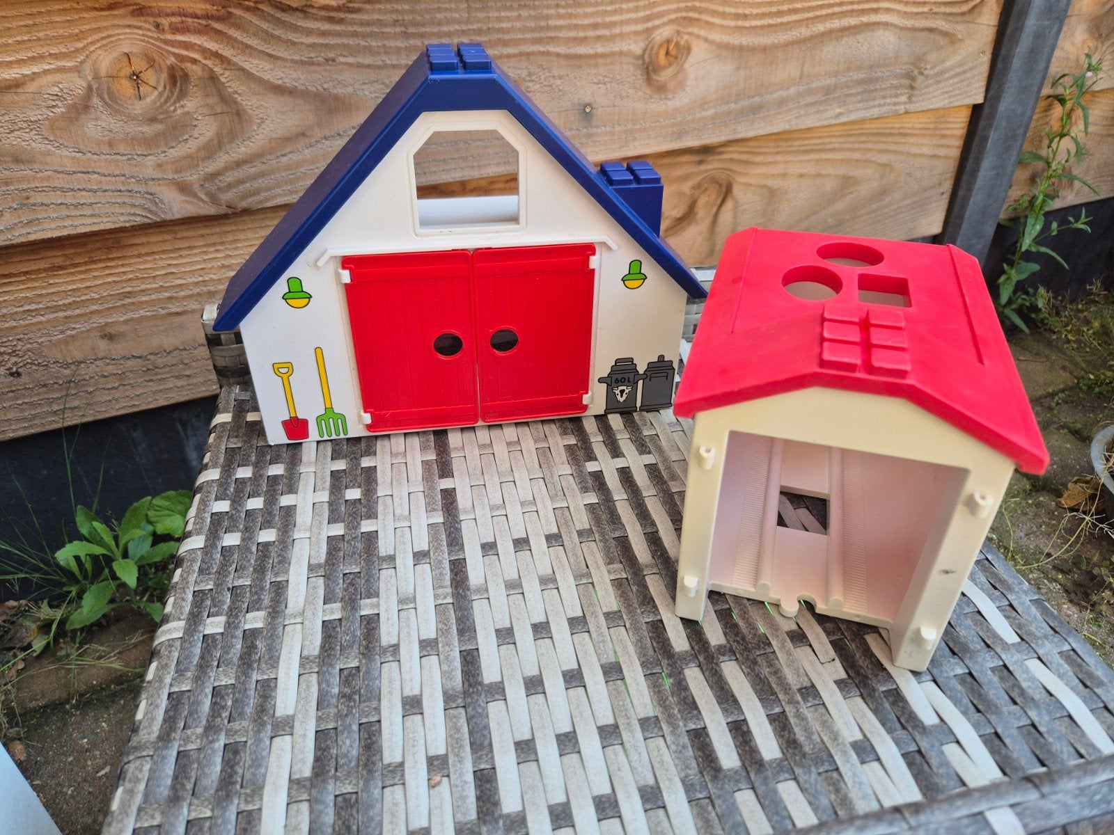 Playmobil 123 garage en boerderij, Kinderen en Baby's, Speelgoed | Playmobil, Ophalen of Verzenden, Zo goed als nieuw