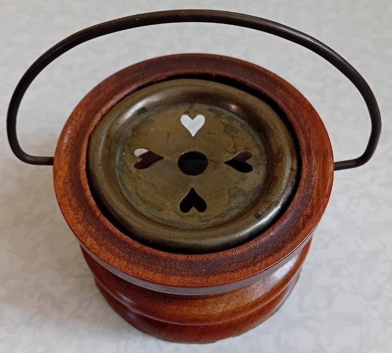 Zeldzaam klein Biedermeier mahonie stoofje, Ophalen of Verzenden