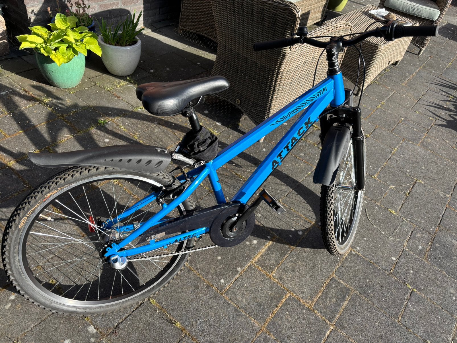 24 inch jongensfiets Altec Attack bijna als nieuw, Fietsen en Brommers, Fietsen | Jongens, Ophalen, Terugtraprem, 24 inch, Versnellingen