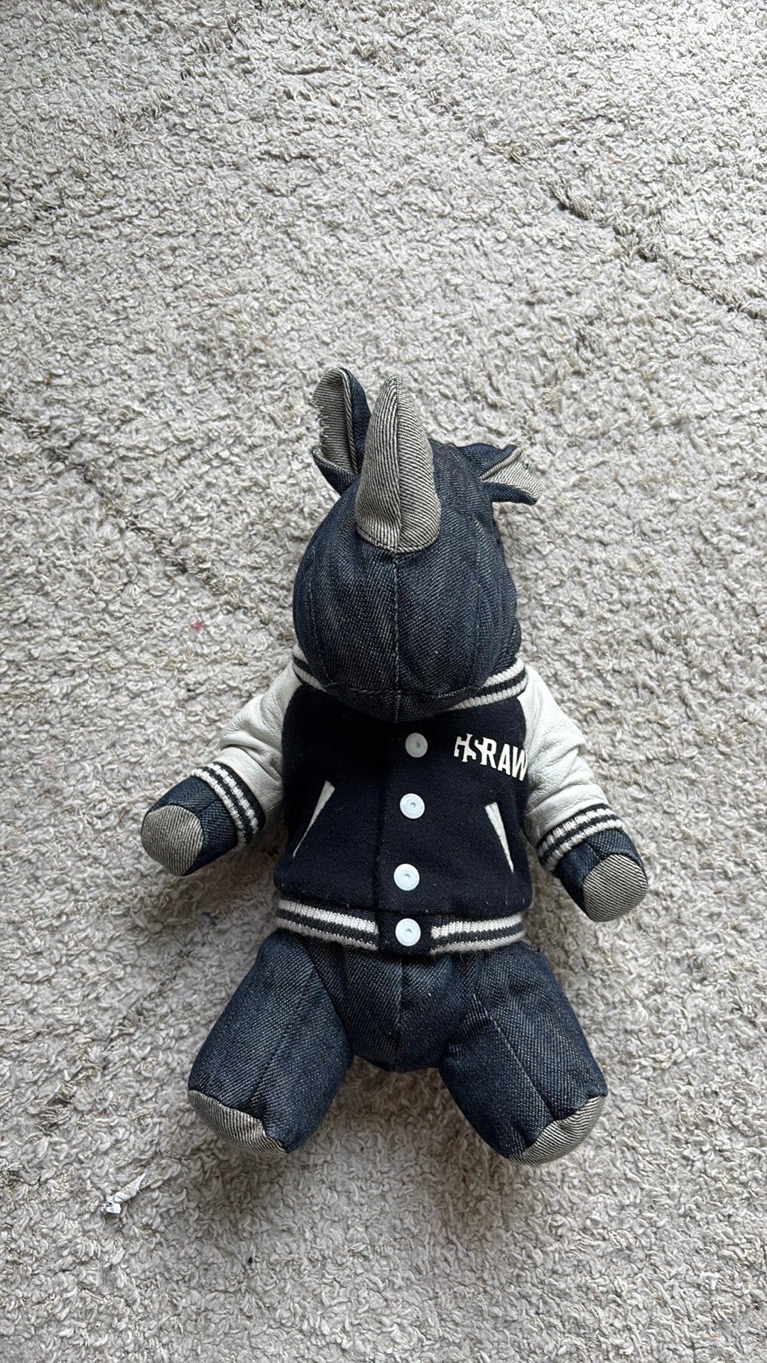 G-Star RAW G-NO Rhino knuffel / collector item, Overige typen, Blauw, Ophalen of Verzenden, Zo goed als nieuw