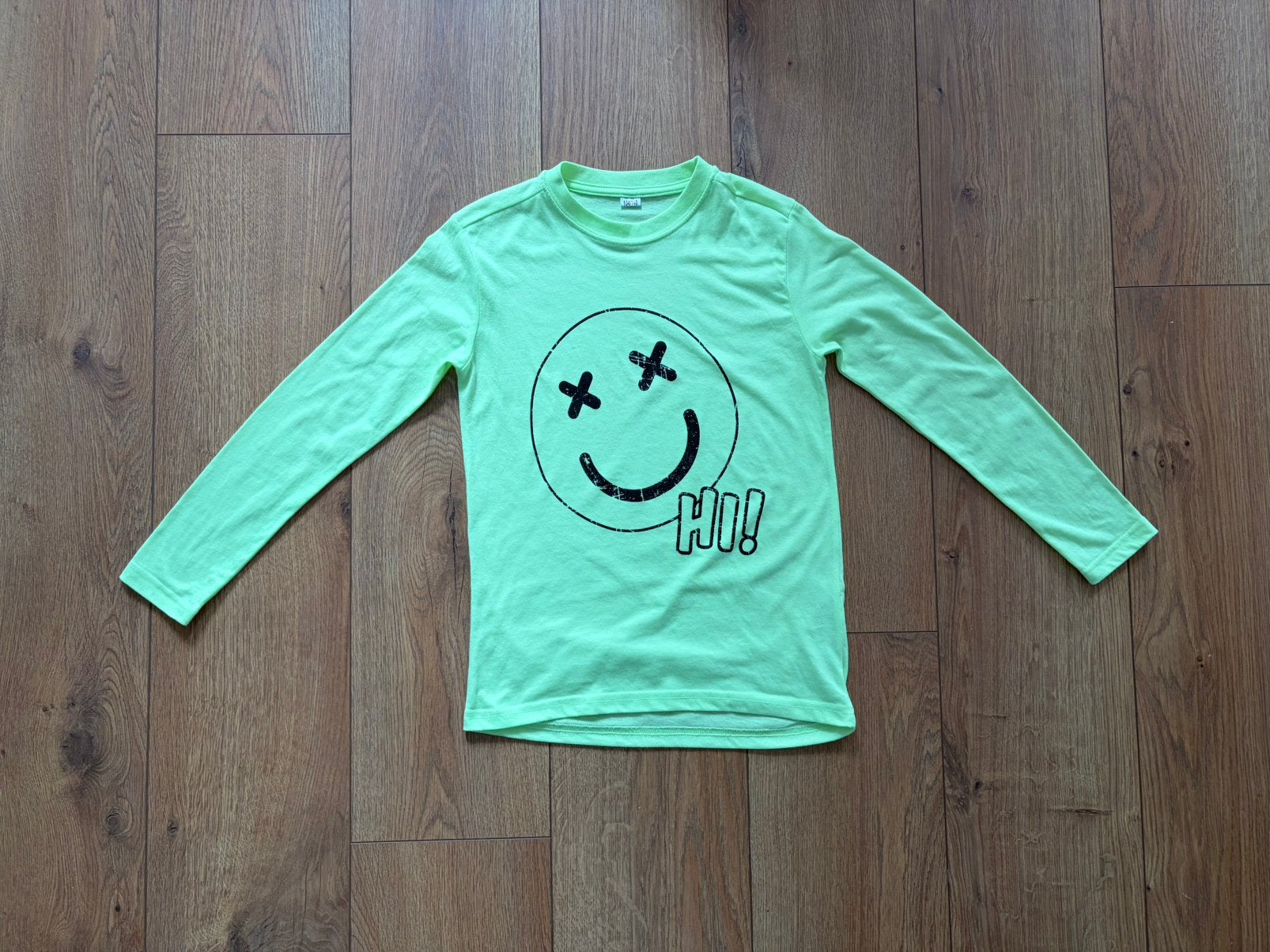 Leuke longsleeve met smiley van Zeeman, maat 134/140, Zeeman, Gebruikt, Ophalen of Verzenden, Shirt of Longsleeve