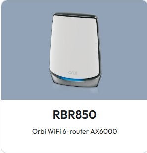 Netgear RBR850 Orbi + 2 satallites RBS850, Ophalen of Verzenden, Gebruikt, Router, NETGEAR