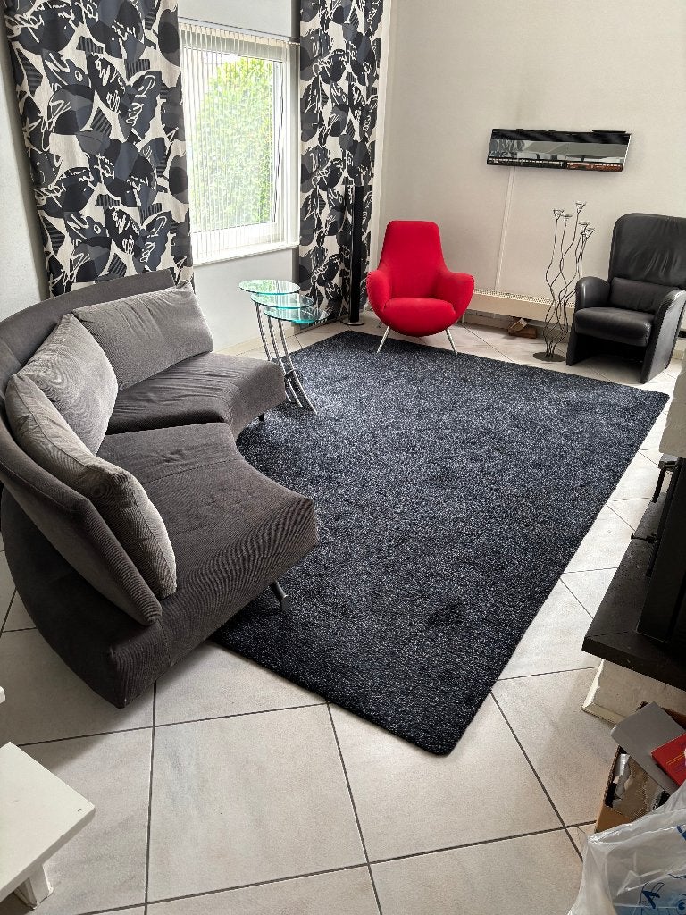 Tapijt 250 x 350 zwart, Ophalen, Gebruikt, C, Zwart