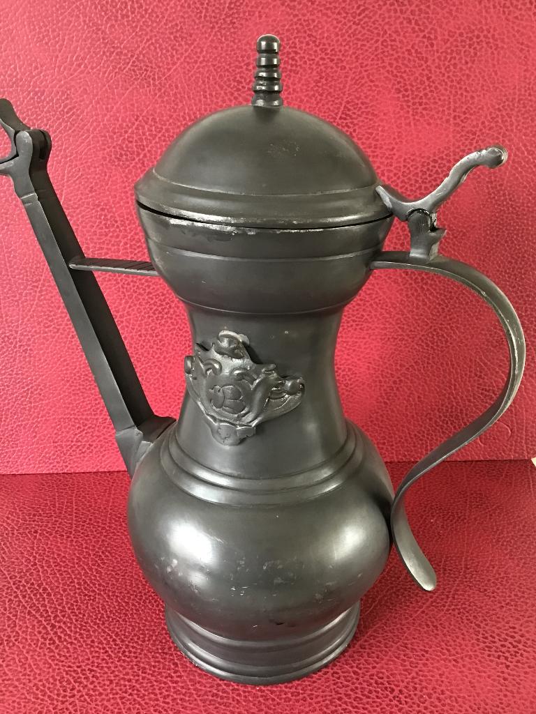 Tinnen kan, Antiek en Kunst, Antiek | Tin, Ophalen of Verzenden