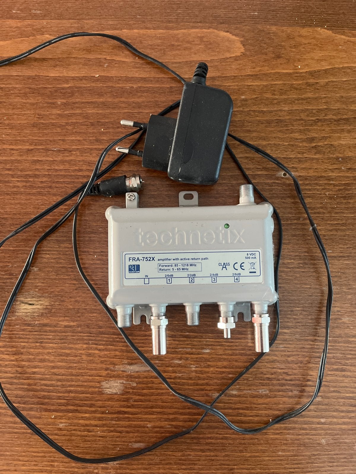 Technetix FRA-752X versterker met actieve retourweg, Audio, Tv en Foto, Versterkers en Receivers, Ophalen of Verzenden, Gebruikt