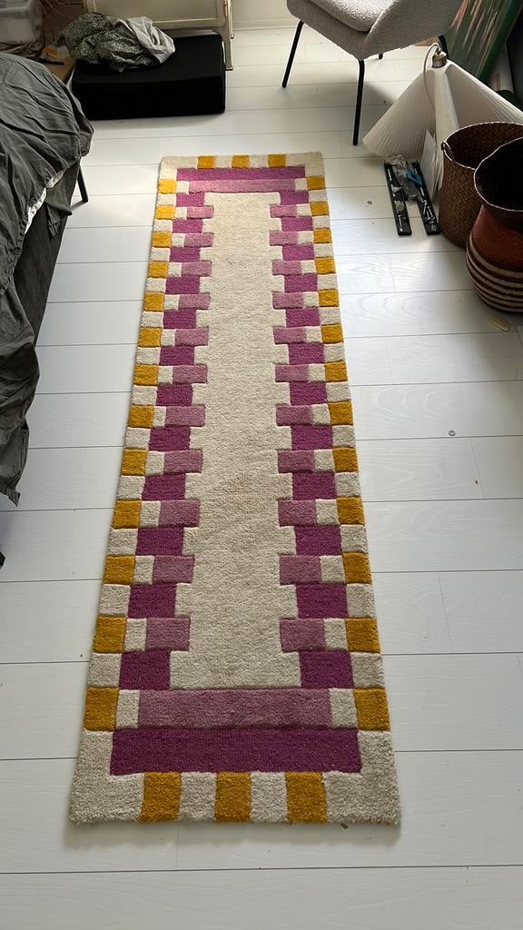 Loper kleed wol (runner), Ophalen, 200 cm of meer, 50 tot 100 cm, Zo goed als nieuw