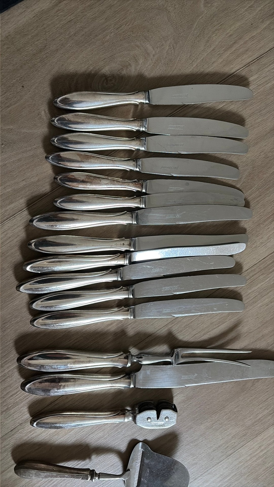Verzilverde messen Gero Perfection, Huis en Inrichting, Gero, Los bestek, Ophalen of Verzenden, Zo goed als nieuw