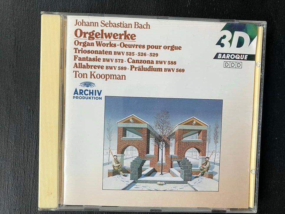 J.S. Bach Orgelwerke - Ton Koopman (CD) orgel, Ophalen of Verzenden, Zo goed als nieuw, Album, Inclusief doosje