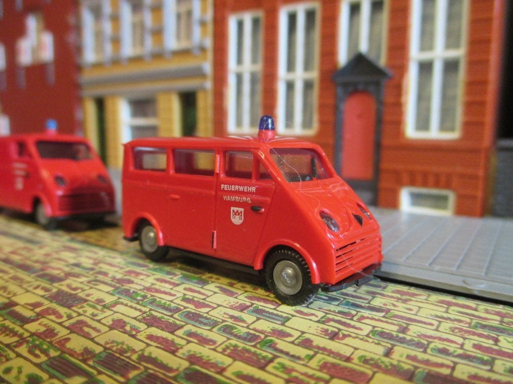 1949-1962 DKW 3=6 F-89L Kombi Bus - brandweer Hamburg, Ophalen of Verzenden, Gebruikt, Bus of Vrachtwagen, Overige merken