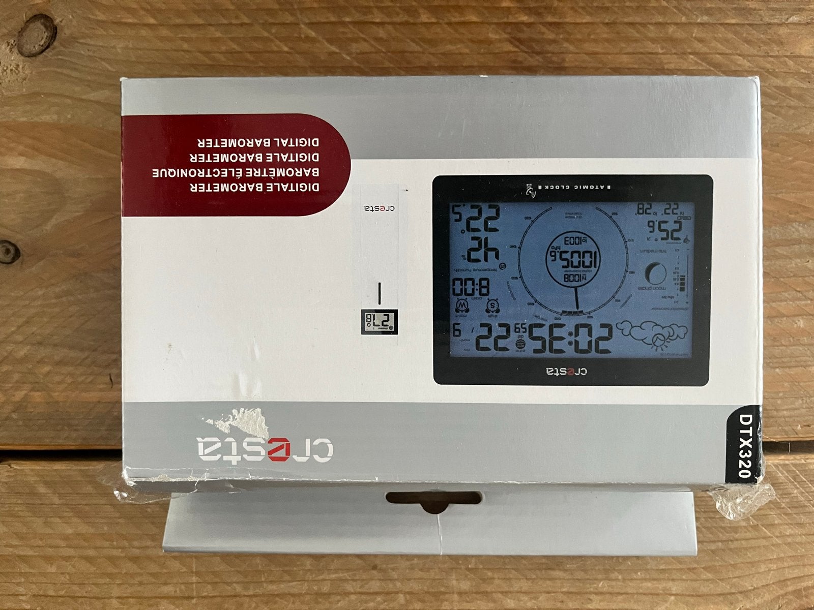 Cresta DTX320 Digitale Barometer Weerstation, Ophalen of Verzenden, Nieuw, Weerstation