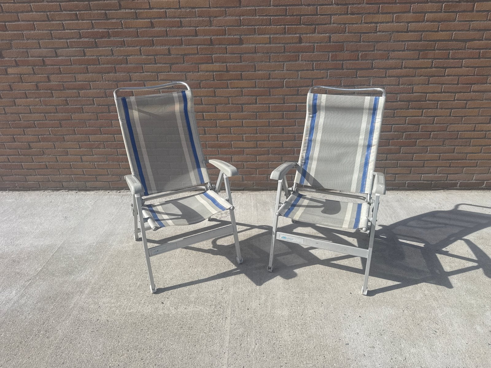 2x Dukdalf campingstoelen - Comfortabel en opvouwbaar, Ophalen, Gebruikt, Campingstoel