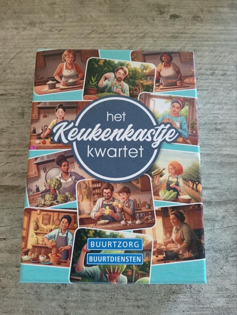 Kwartet speel over de keuken, Ophalen of Verzenden, Kwartet(ten)