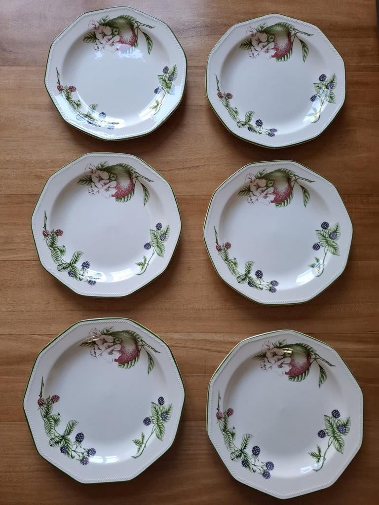 Set van 6 Churchill England borden, Antiek en Kunst, Ophalen of Verzenden