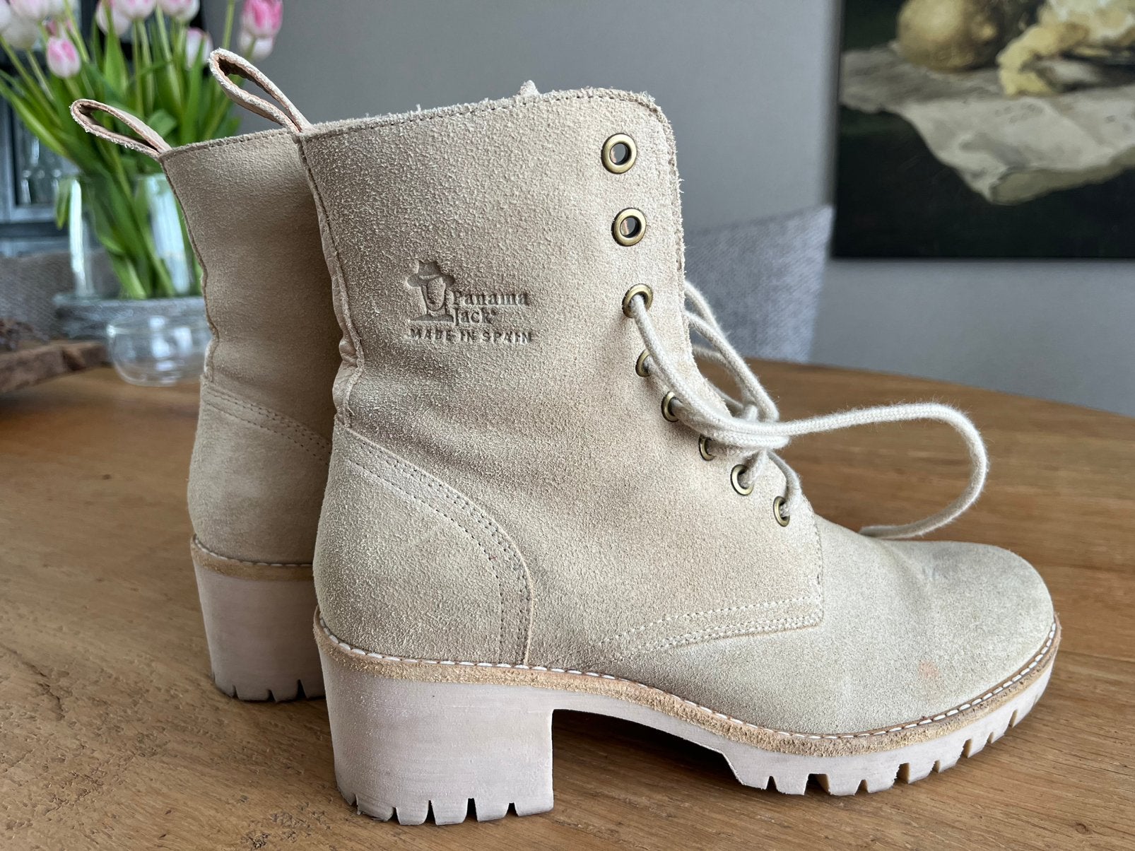 Panama jack dames 39, Kleding | Dames, Schoenen, Ophalen of Verzenden, Zo goed als nieuw, Beige