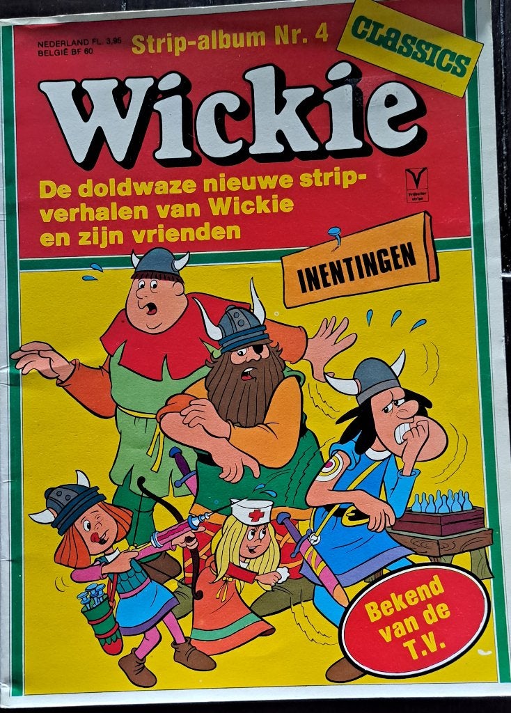 Wickie - Stripalbum Nr.4 - Inentingen, Boeken, Stripboeken, Eén stripboek, Ophalen of Verzenden, Gelezen