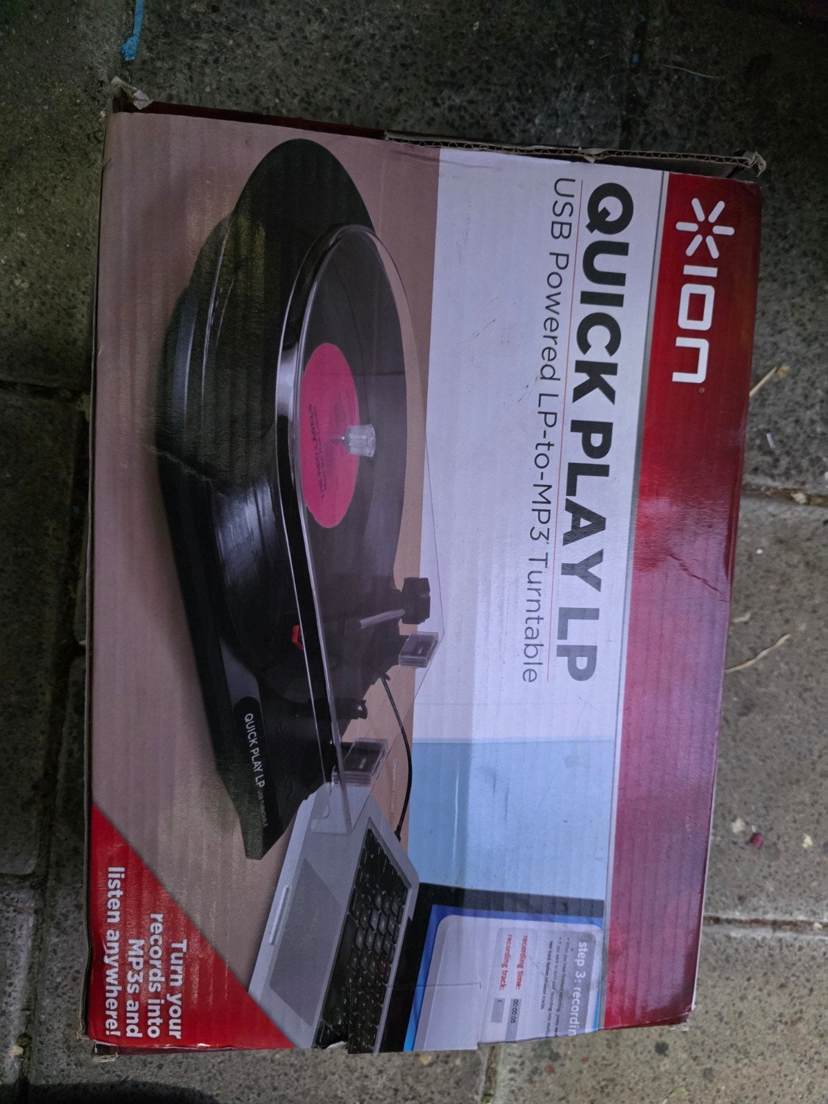 ION Quick Play LP USB Platenspeler - LP naar MP3 Converter, Ophalen of Verzenden