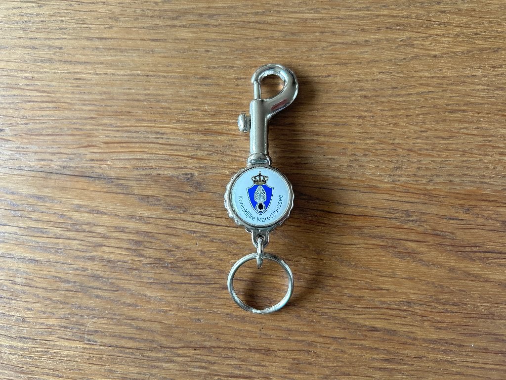 Sleutelhanger clip Koninklijke Marechaussee, Ophalen of Verzenden, Marechaussee, Nederland, Overige typen