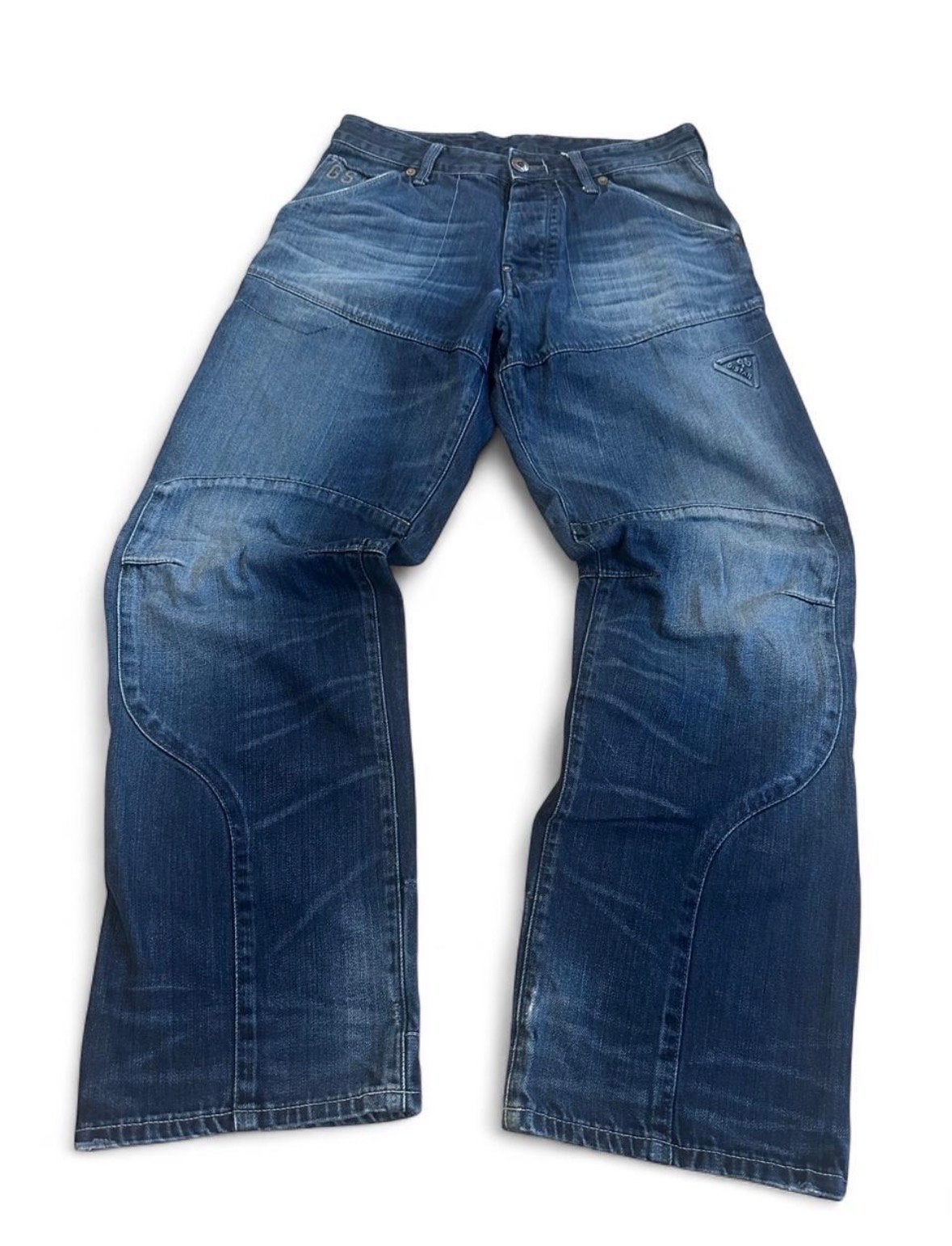 G-Star RAW 5620 Graft Loose Jeans 31x30 Dark Wash Y2K, Ophalen of Verzenden, Gedragen, Blauw, W32 (confectie 46) of kleiner