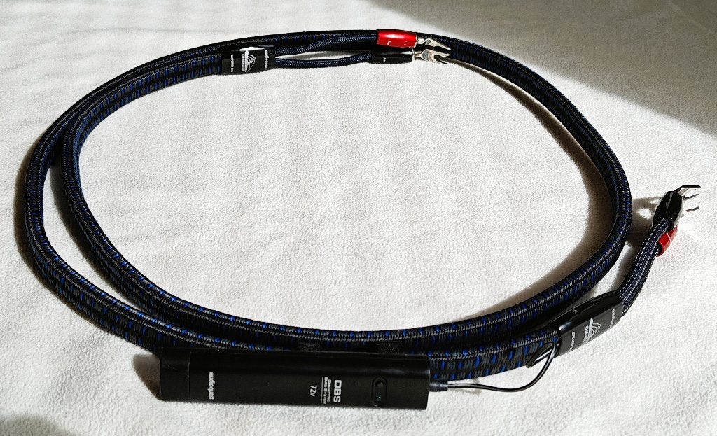 AudioQuest Gibraltar luidspreker kabel - lengte 2 meter, Ophalen of Verzenden, Gebruikt, 2 tot 5 meter, Luidsprekerkabel