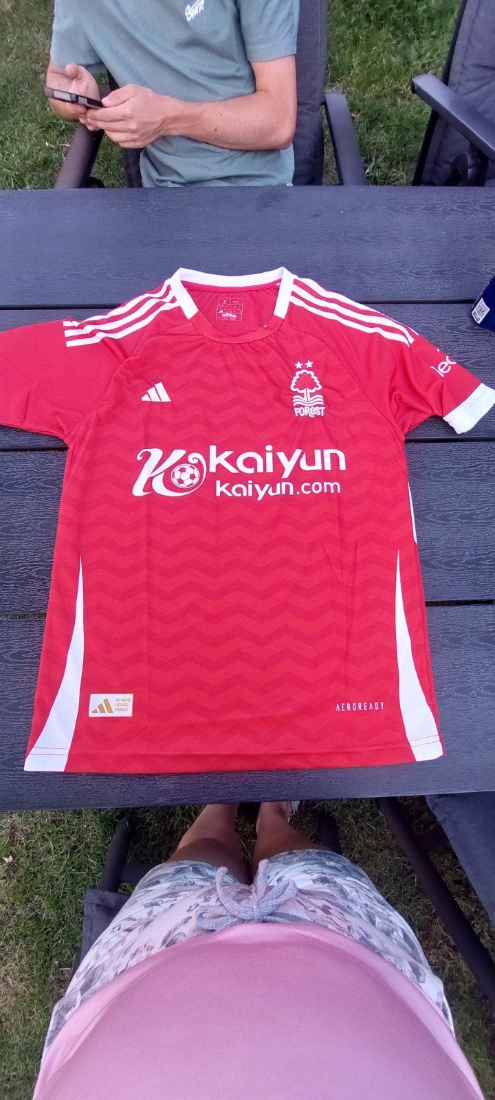Voetbalshirt Nottingham Fotest FC, Ophalen of Verzenden, Zo goed als nieuw, Adidas, Voetbal